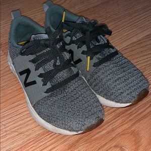 Boys green new balance sneaker